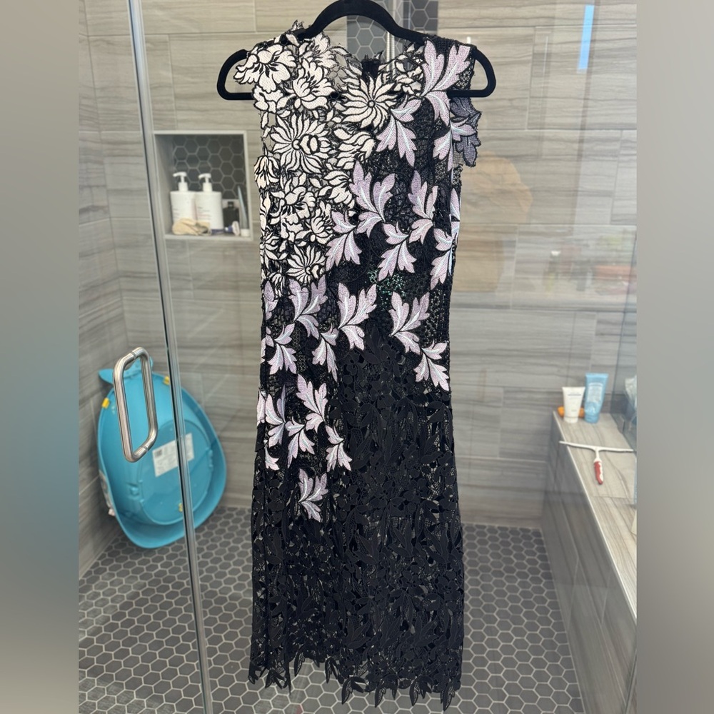 Sheer Self Portrait dress